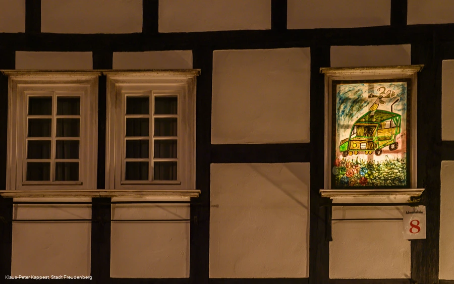 Begehbarer Adventskalender